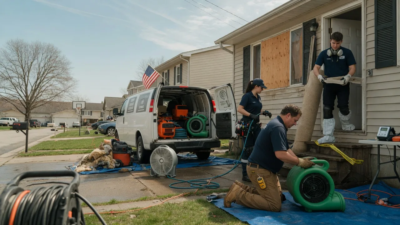 Water Damage Restoration in Scheller, IL near me